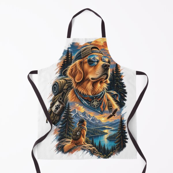 Item preview, Golden Retriever Mountain Adventure designed and sold by youssef21.