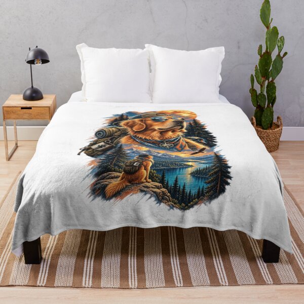 Item preview, Golden Retriever Mountain Adventure designed and sold by youssef21.