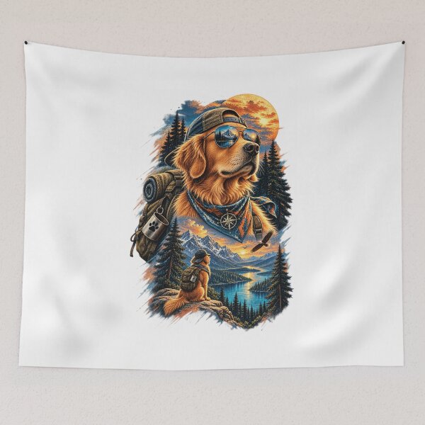 Item preview, Golden Retriever Mountain Adventure designed and sold by youssef21.