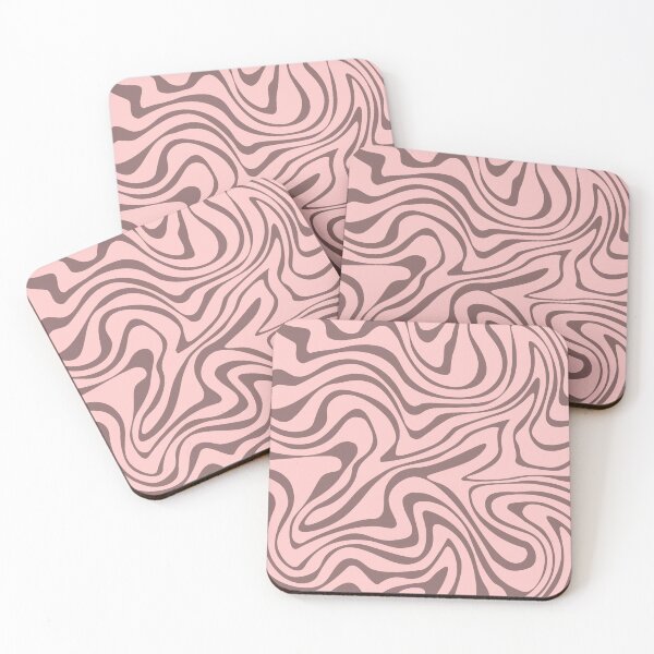 Item preview, Pink & Brown Retro Pattern designed and sold by MiaBellaGirl.
