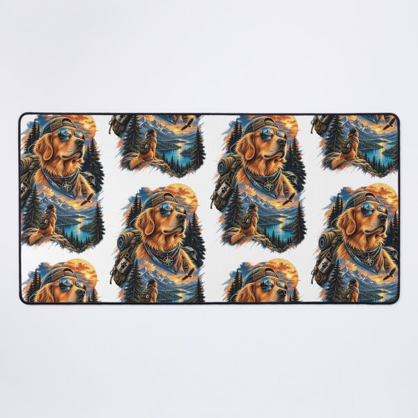 Item preview, Golden Retriever Mountain Adventure designed and sold by youssef21.