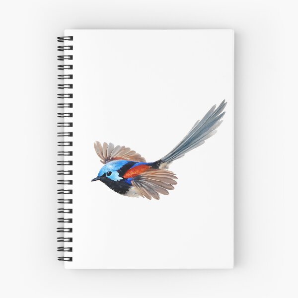 Item preview, Variegated Fairy-Wren in Flight: Painted Fairy-Wren designed and sold by Jaruart.