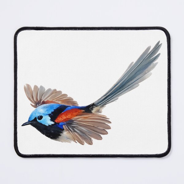 Item preview, Variegated Fairy-Wren in Flight: Painted Fairy-Wren designed and sold by Jaruart.