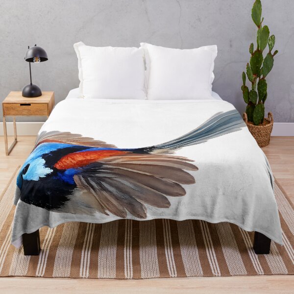 Item preview, Variegated Fairy-Wren in Flight: Painted Fairy-Wren designed and sold by Jaruart.