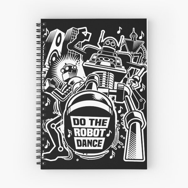 Item preview, Do The Robot Dance - Illustration of Dancing Robots 2.0  designed and sold by Vector-Artist.