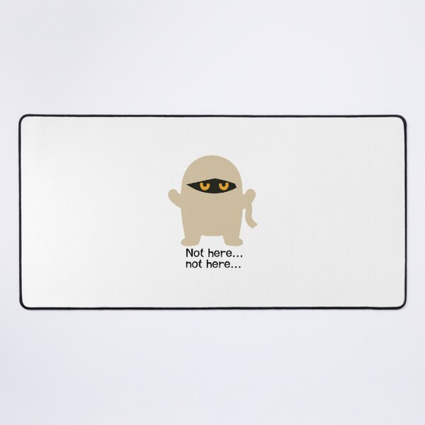 Item preview, Peekaboo Creature - Not Here Not Here Mysterious Illustration designed and sold by medicalkinoko.
