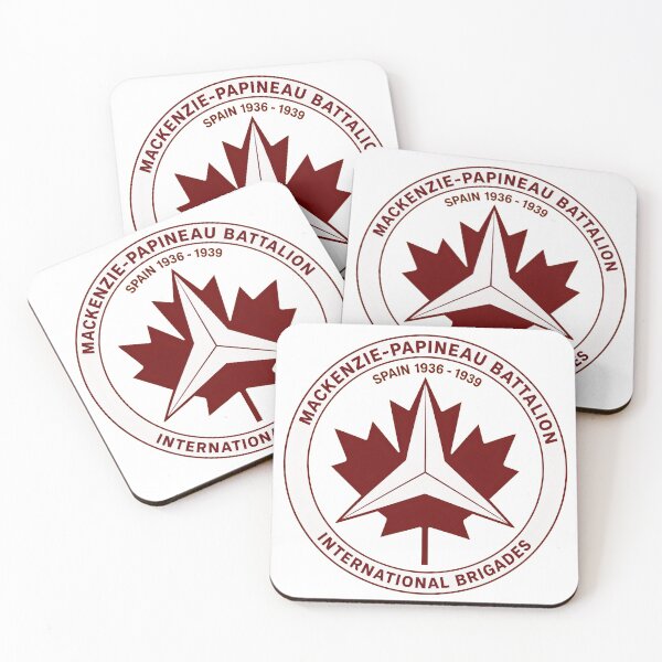 Item preview, Mackenzie Papineau Battalion International Brigades Antifascist Emblem Print designed and sold by PinUpPizzazz.