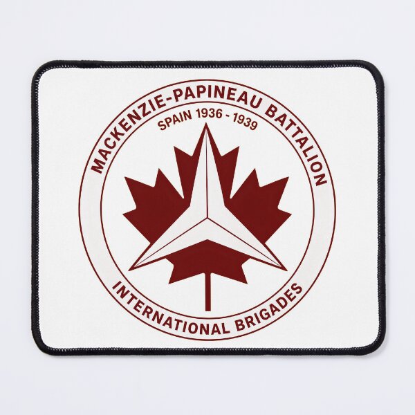 Item preview, Mackenzie Papineau Battalion International Brigades Antifascist Emblem Print designed and sold by PinUpPizzazz.