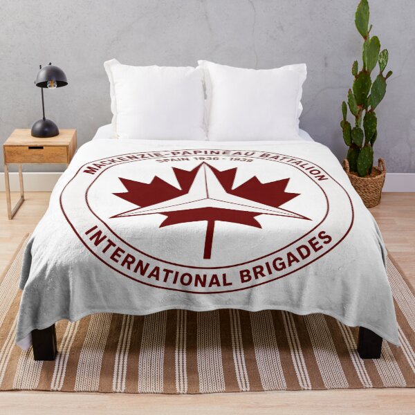 Item preview, Mackenzie Papineau Battalion International Brigades Antifascist Emblem Print designed and sold by PinUpPizzazz.