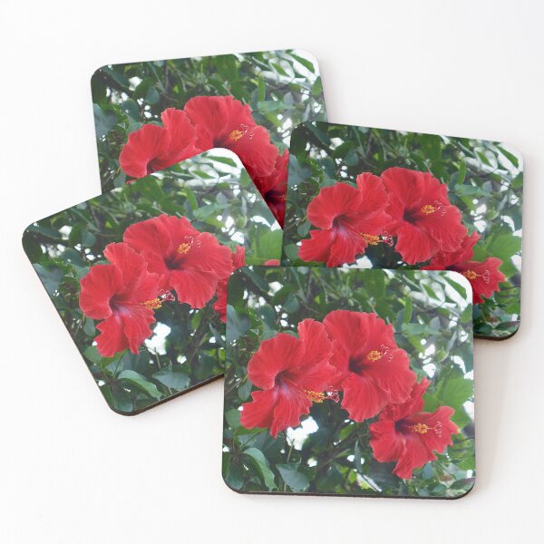 Item preview, A Trio Of Red Hawaiian Hibiscus designed and sold by olivia-wilbur.
