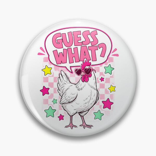 Item preview, Guess What Chicken Butt Funny Meme designed and sold by haris-rana-wren.