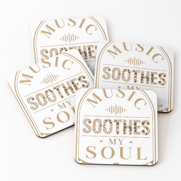 Item preview, Mens Music Soothes My Soul Music Lover Melody Audio Waves Performance designed and sold by FedraFolliero.