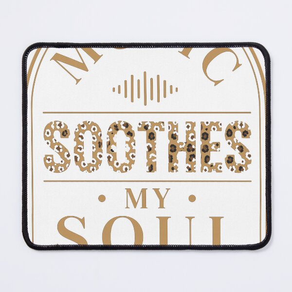Item preview, Mens Music Soothes My Soul Music Lover Melody Audio Waves Performance designed and sold by FedraFolliero.