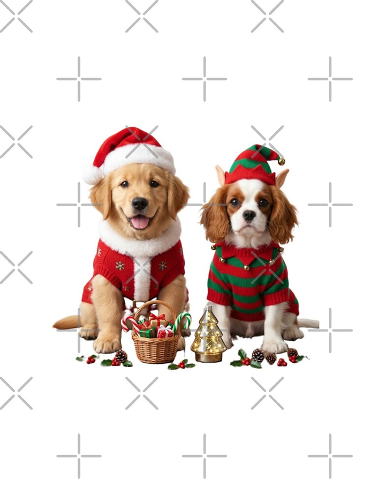 Thumbnail 4 of 4, iPhone Case, Dogs Christmas designed and sold by InkShiftLabs.