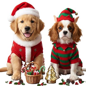 Artwork thumbnail, Dogs Christmas by InkShiftLabs