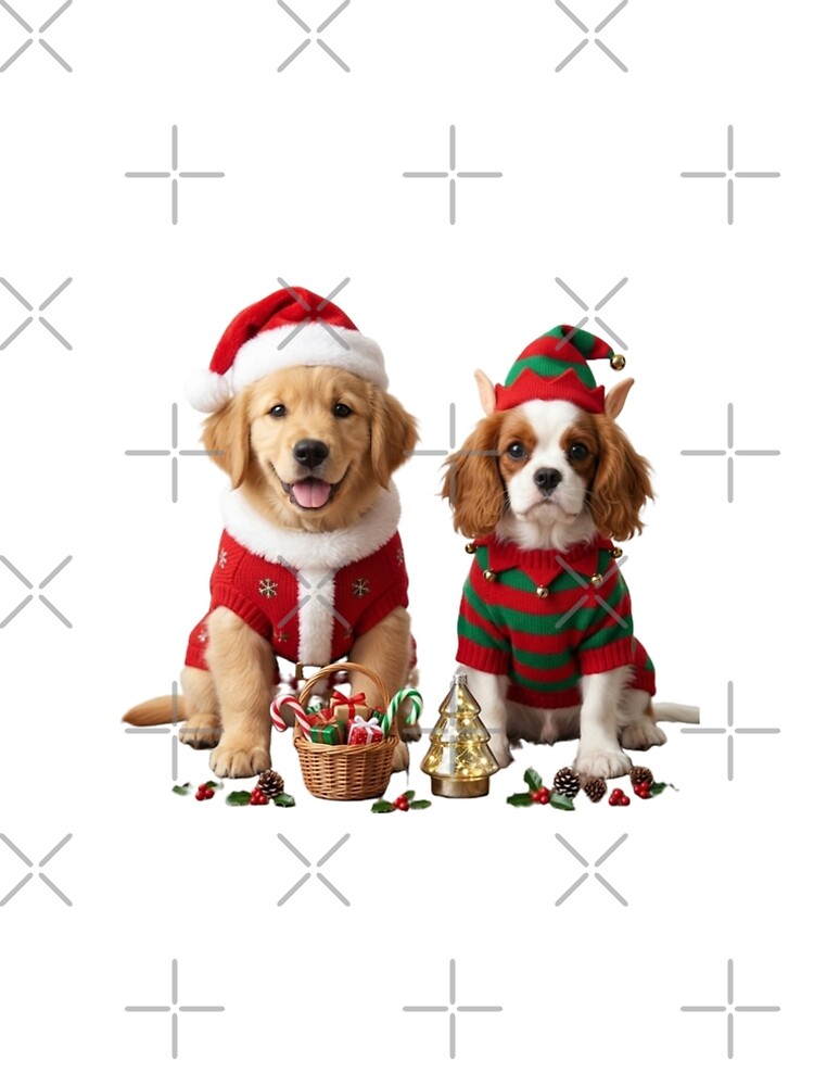 Thumbnail 5 of 5, A-Line Dress, Dogs Christmas designed and sold by InkShiftLabs.
