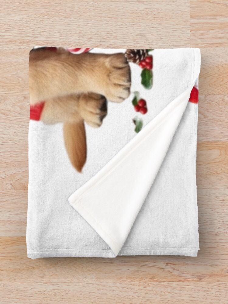 Thumbnail 3 of 6, Throw Blanket, Dogs Christmas designed and sold by InkShiftLabs.