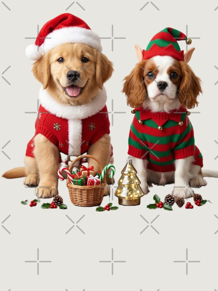 Thumbnail 6 of 6, Premium Oversized Sweatshirt, Dogs Christmas designed and sold by InkShiftLabs.