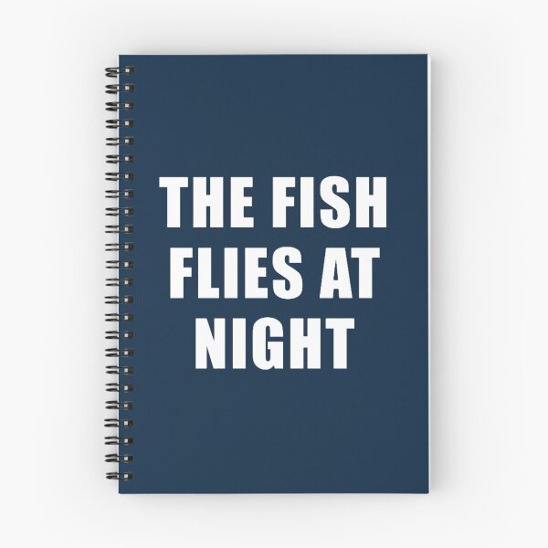 Item preview, The Fish Flies At Night (Black) designed and sold by Shejhaybotag.