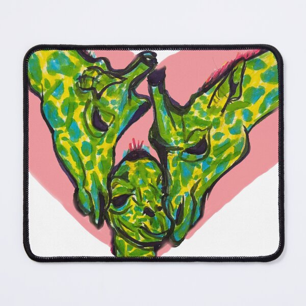 Item preview, Giraffe Family designed and sold by BraveSpiritArts.