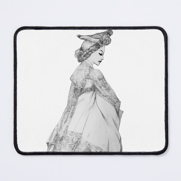 Item preview, Korean Royal Woman in Ornate Hanbok designed and sold by tammist.