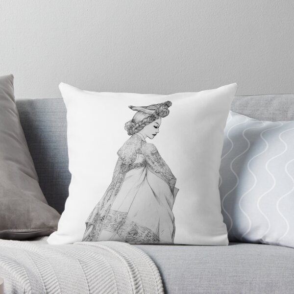 Item preview, Korean Royal Woman in Ornate Hanbok designed and sold by tammist.