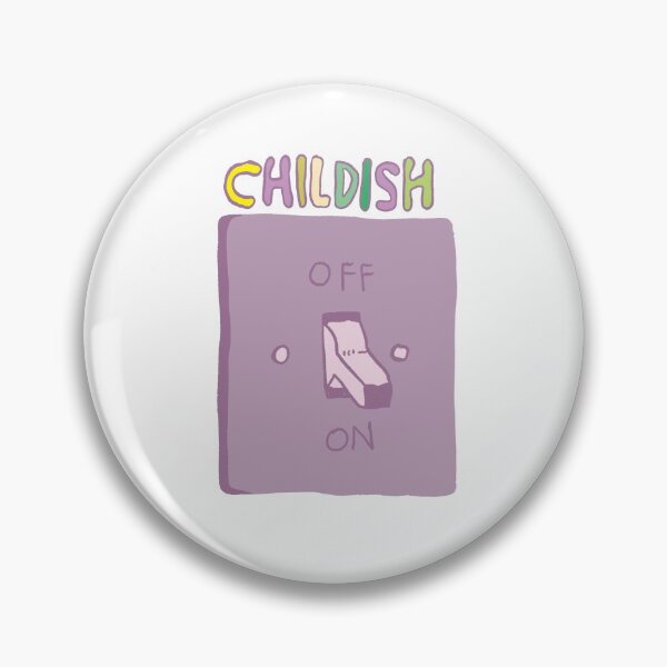 Item preview, Childish Mode Turned On designed and sold by Childish by Design.