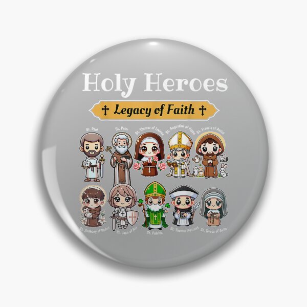 Item preview, Holy Heroes Legacy of Faith Catholic Saints Collection Kids designed and sold by mjohnson9.