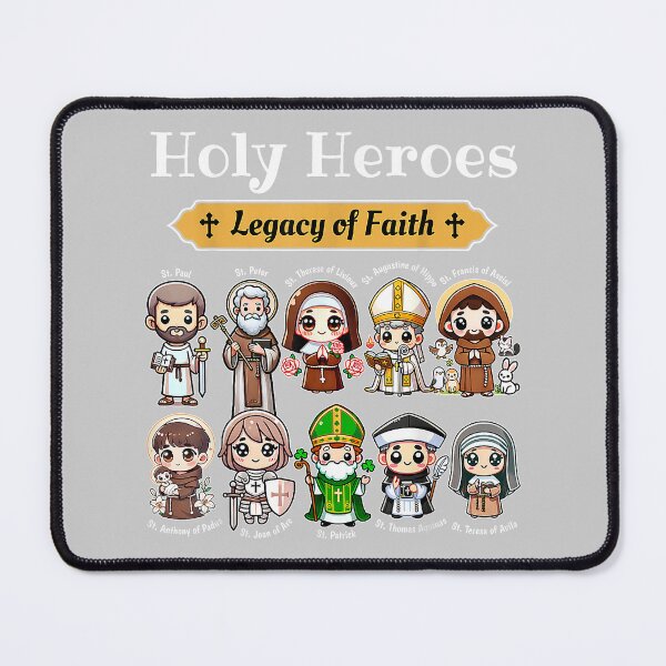 Item preview, Holy Heroes Legacy of Faith Catholic Saints Collection Kids designed and sold by mjohnson9.
