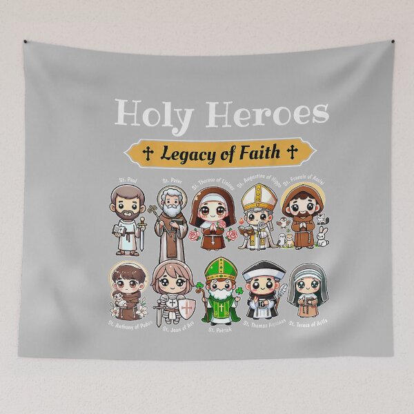 Item preview, Holy Heroes Legacy of Faith Catholic Saints Collection Kids designed and sold by mjohnson9.