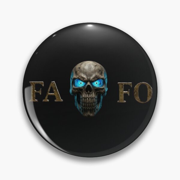 Item preview, Skull FA FO designed and sold by InkShiftLabs.