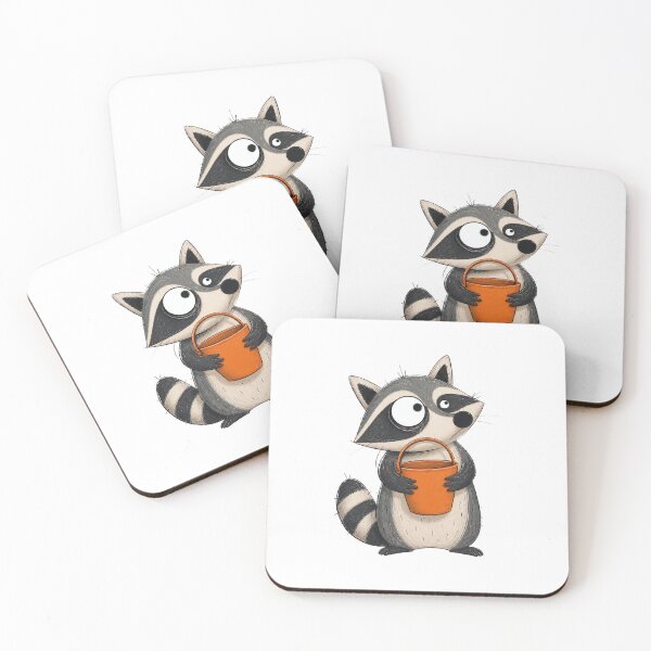 Item preview, Raccoon's Blank Treat Bucket designed and sold by The-Art-of-D.