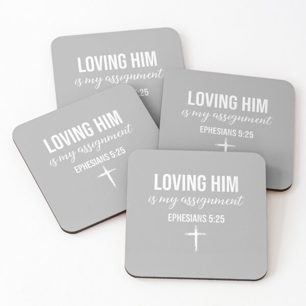Item preview, Loving Her Loving Him is My Assignment Christian Couple designed and sold by ArleneRowe.