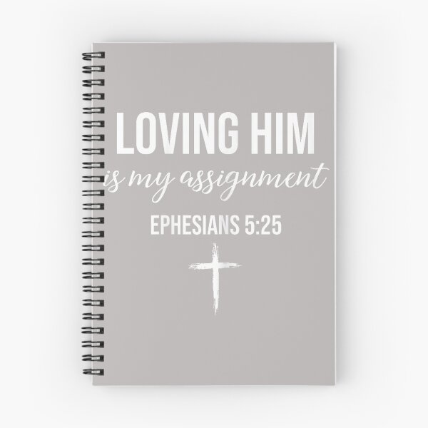 Item preview, Loving Her Loving Him is My Assignment Christian Couple designed and sold by ArleneRowe.
