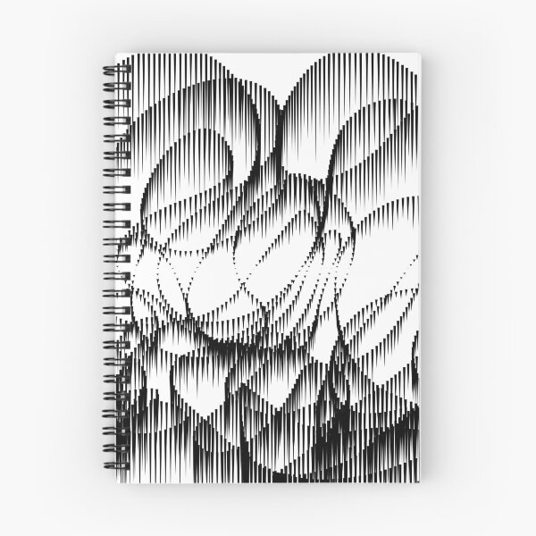 Item preview, Black and white wavy lines abstract design designed and sold by Blooom313.
