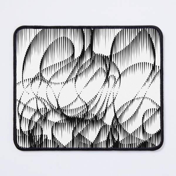 Item preview, Black and white wavy lines abstract design designed and sold by Blooom313.
