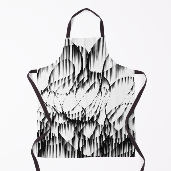 Item preview, Black and white wavy lines abstract design designed and sold by Blooom313.