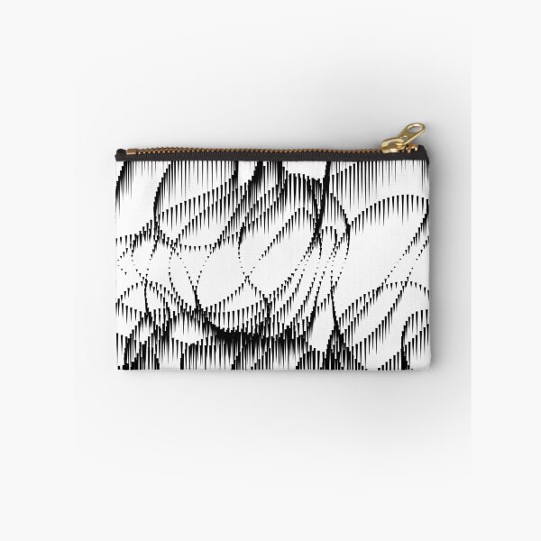 Item preview, Black and white wavy lines abstract design designed and sold by Blooom313.