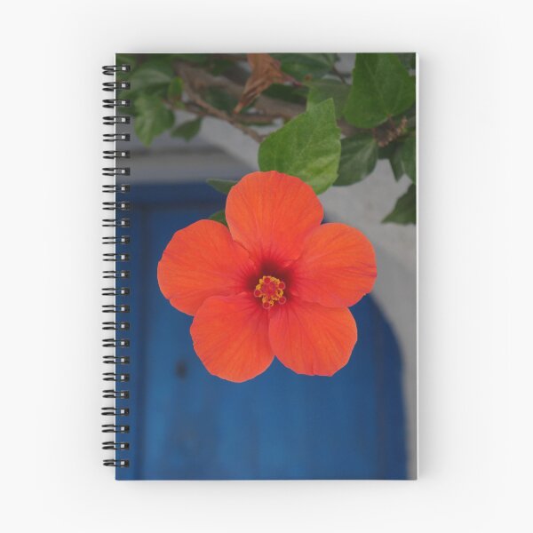 Item preview, Red Hibiscus Flower on a Greek Island designed and sold by olivia-wilbur.
