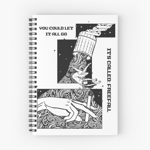 Item preview, Woodcut Linocut Falling designed and sold by daon51867.