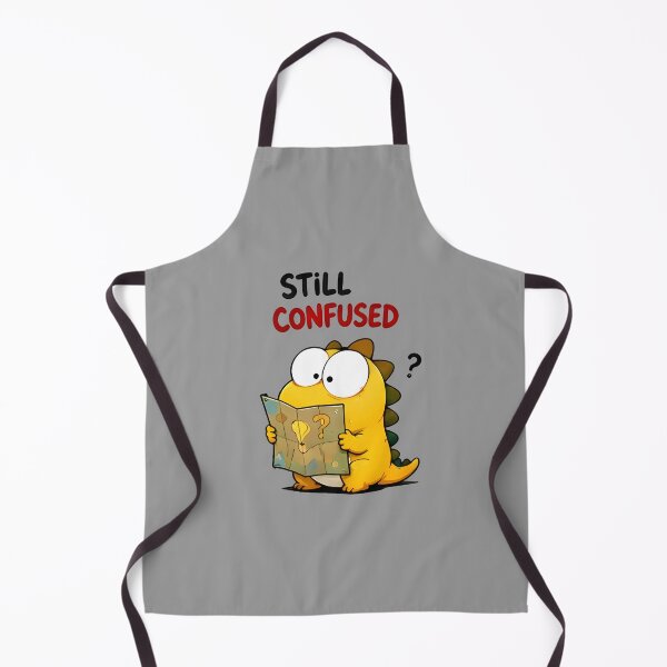 Item preview, Confused Dinosaur Reading Map Sticker designed and sold by PreeCha Art & Co..