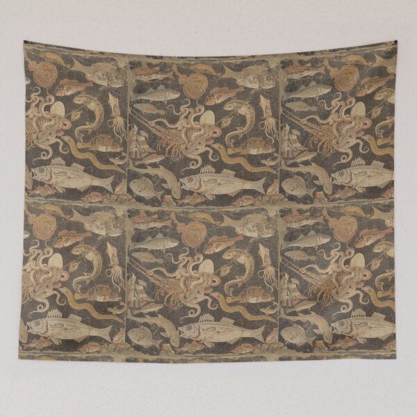 Item preview, Mosaic of Sea Life from Pompeii c. 100 BC designed and sold by Amanda1775.