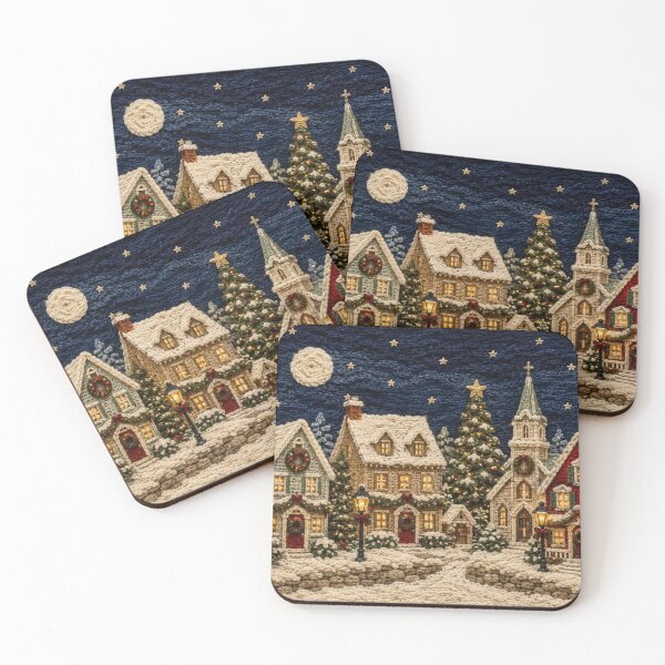 Item preview, Cozy Yarn Christmas Village – Knitted Winter Wonderland designed and sold by GSizzle1.
