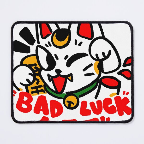Item preview, Midnight Fortune: Black Maneki-Neko Bad Luck Club designed and sold by NevercontentJAP.