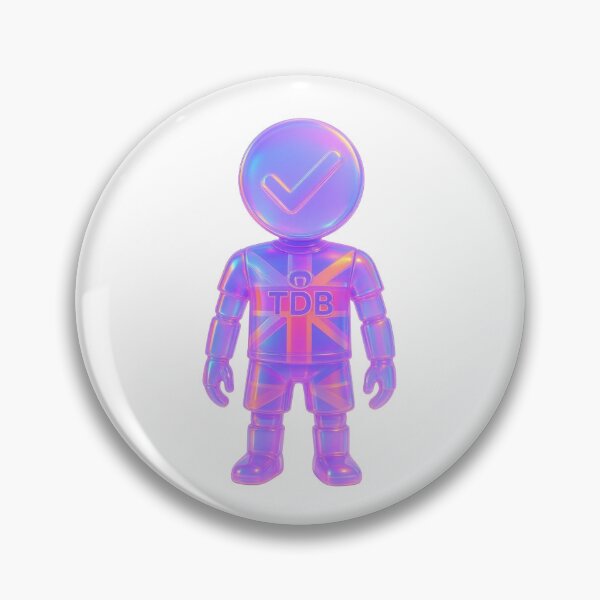 Item preview, TDB Holographic Union Jack Toy Figure Retro British Pop Art Design designed and sold by TDB.