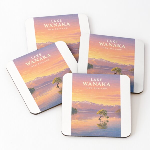 Item preview, Lake Wānaka Sunset with Lone Tree and Southern Alps designed and sold by Places On Earth.