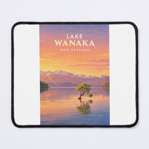 Item preview, Lake Wānaka Sunset with Lone Tree and Southern Alps designed and sold by Places On Earth.