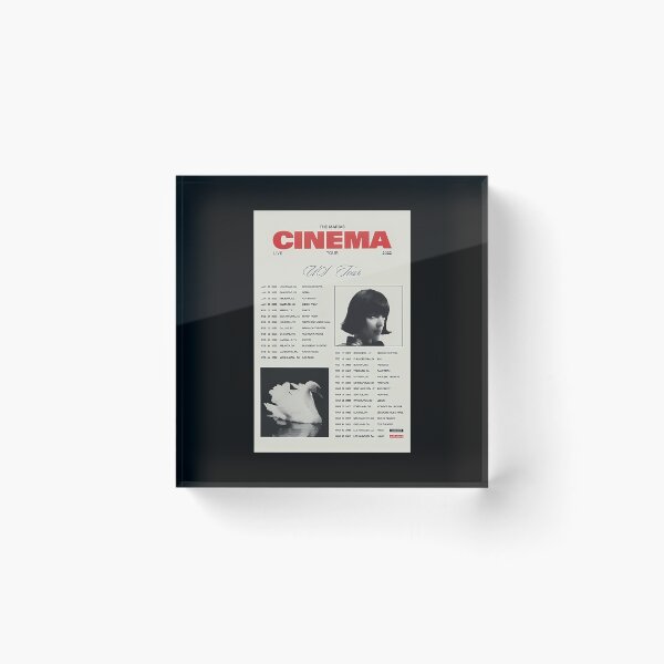 Item preview, The Marias Cinema Tour 2022 Poster With Dates designed and sold by TwoXDesign.