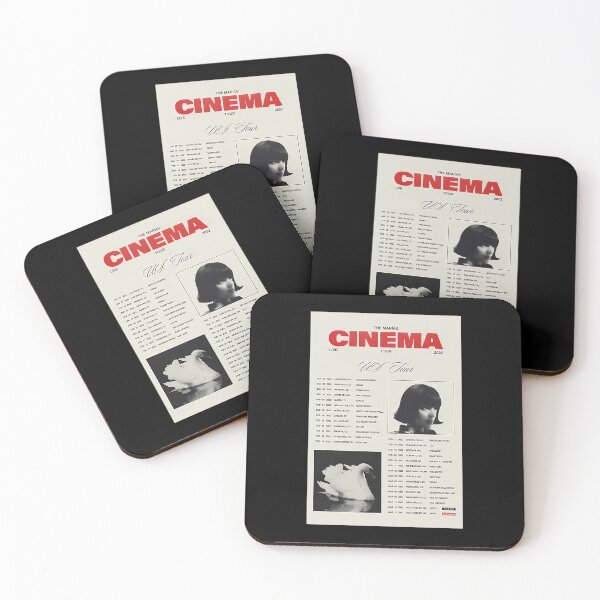 Item preview, The Marias Cinema Tour 2022 Poster With Dates designed and sold by TwoXDesign.
