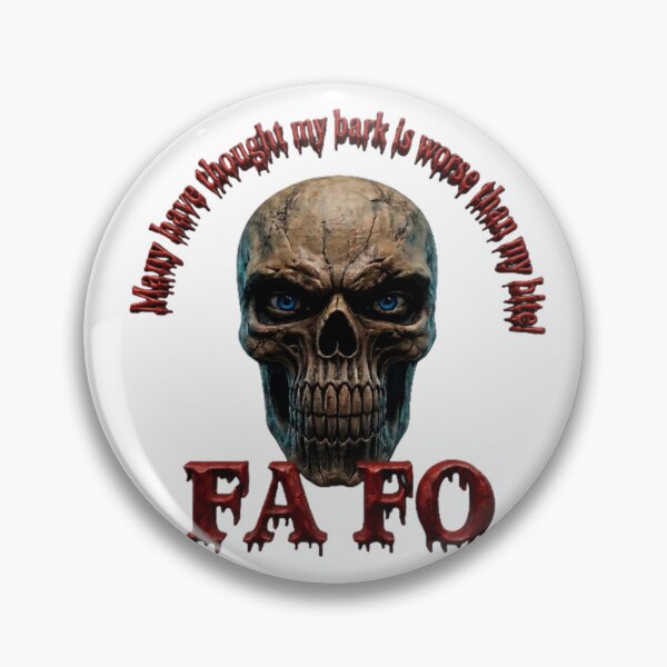 Item preview, Skull FA FO designed and sold by InkShiftLabs.